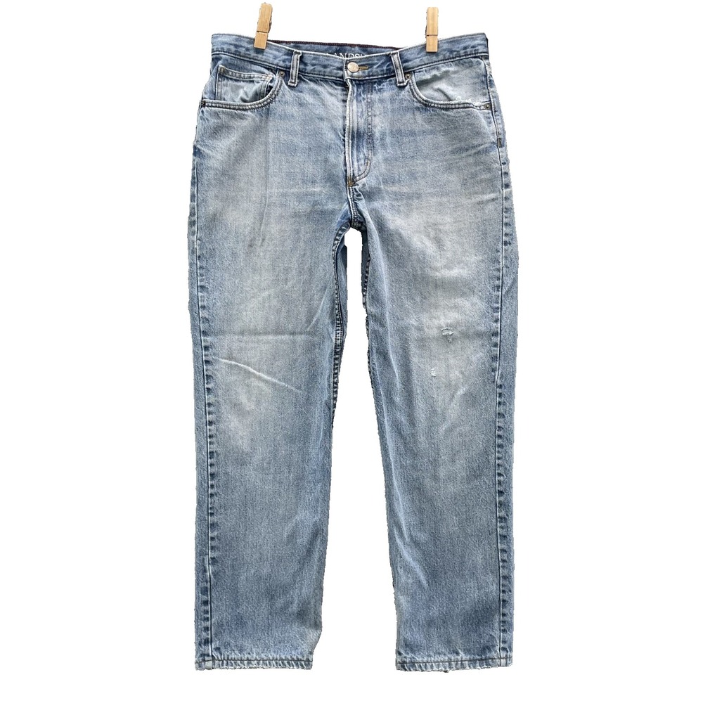 Lands End Jeans Mens 36x28* Traditional Fit Y2k Streetwear Workwear Academia 90s